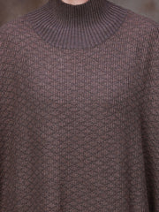 Women Wool Solid Loose Dress