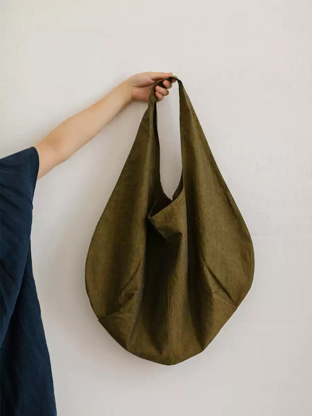 Vintage Worn Solid Light Shouder Bag