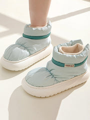 Women Solid Winter Warm Down Shoes