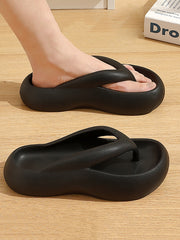 Women Casual Solid Outdoor Platform Slippers