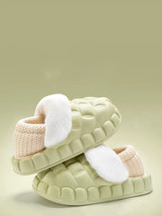 Couple Solid Removable Warm Indoor Slipprs