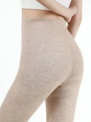 Women Winter Warm Solid Wool Thick Leggings