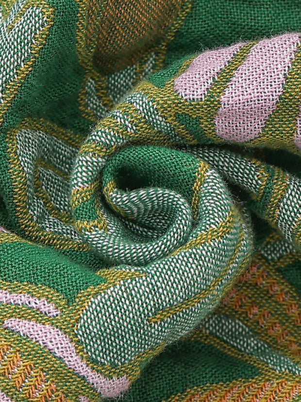 Print Plant Four Season Sofa Throw Boho Throw Blanket