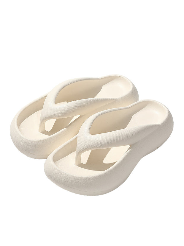 Women Casual Solid Outdoor Platform Slippers