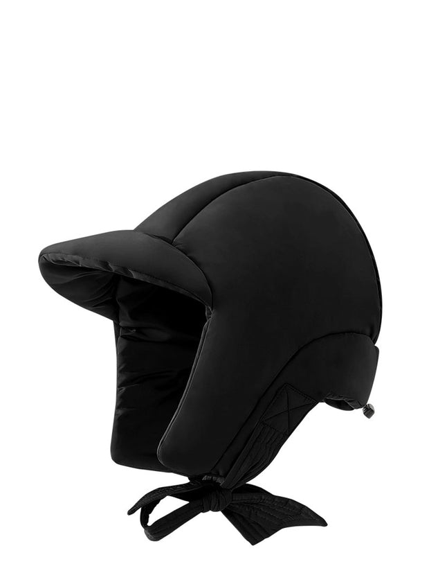 Women Solid Warm Windproof Down Hat
