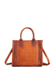Retro Solid Color Leather Crossbody Bag Hand Bag