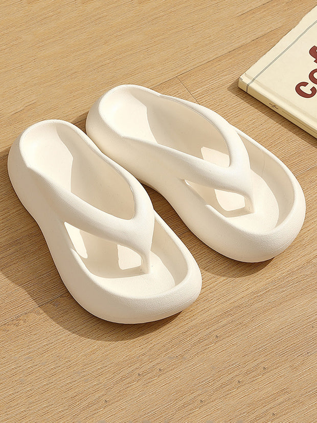 Women Casual Solid Outdoor Platform Slippers