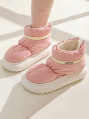 Women Solid Winter Warm Down Shoes