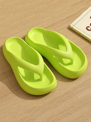 Women Casual Solid Outdoor Platform Slippers
