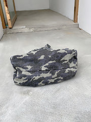 Women Artsy Camouflage Washed Shoulder Bag Crossbody Bag