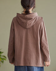 Hoody Women Spring Long Sleeve Loose Sweatshirt