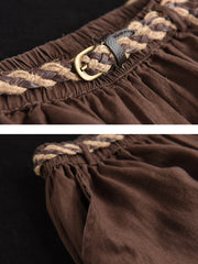 Linen Women Casual Summer Loose Harem Pants