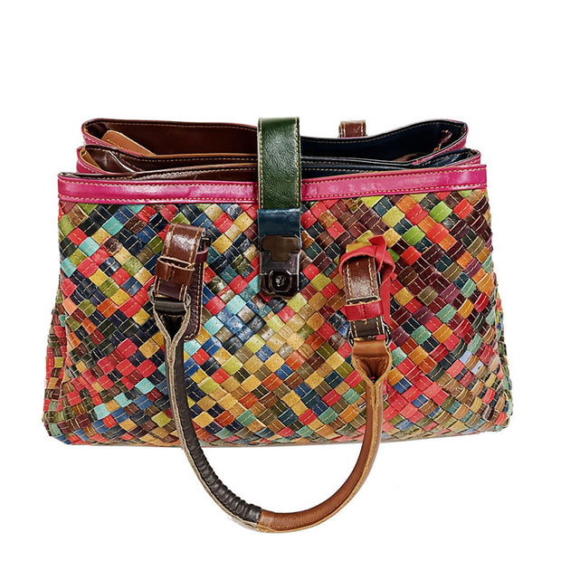 Women Multicolor Leather Handbags