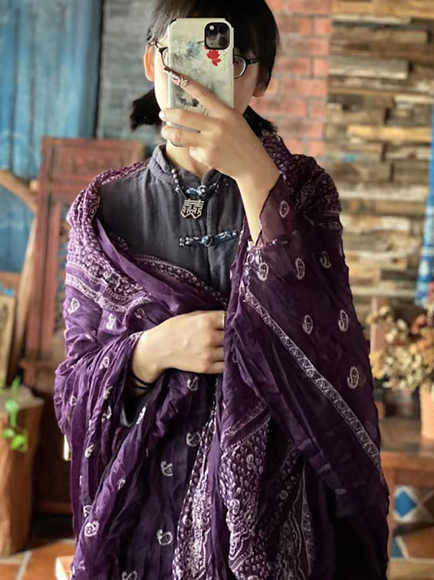 Cotton Vintage Floral Cozy Women Scarf