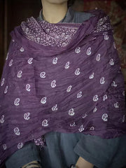 Cotton Vintage Floral Cozy Women Scarf