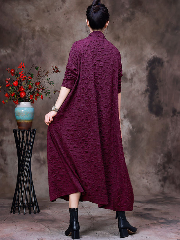 Women Bubble Cotton Turtleneck Dress