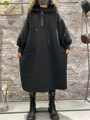 Winter-Damen-Watt-Kleidung mit Kapuze 
