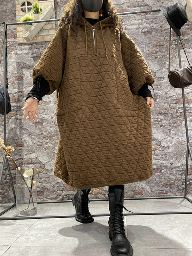 Winter Women Wadded Clothes Hooded Tops