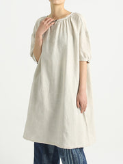 Linen Summer Loose Casual Dress