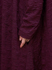 Women Bubble Cotton Turtleneck Dress