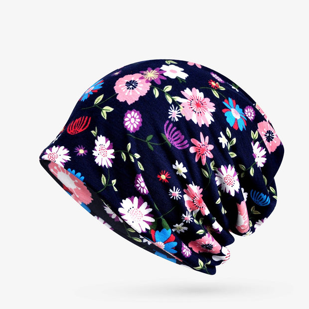 Spring Thin Women Adult Floral Prints Hat