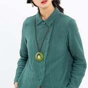 Cute Metal Bird Shape Round Wood Pendant Necklace