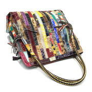 Lady's Fashion Western Style Colorful Handbag