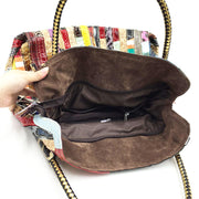 Lady's Fashion Western Style Colorful Handbag