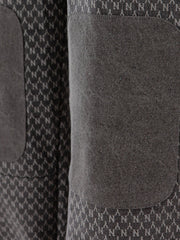 Gerade Hose mit Taschen und elastischem Bund im Patchwork-Stil