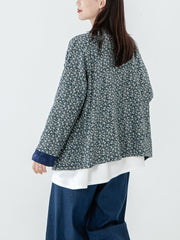 Women Long Sleeve Breasted Double-Sided Coat