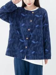 Women Long Sleeve Breasted Double-Sided Coat