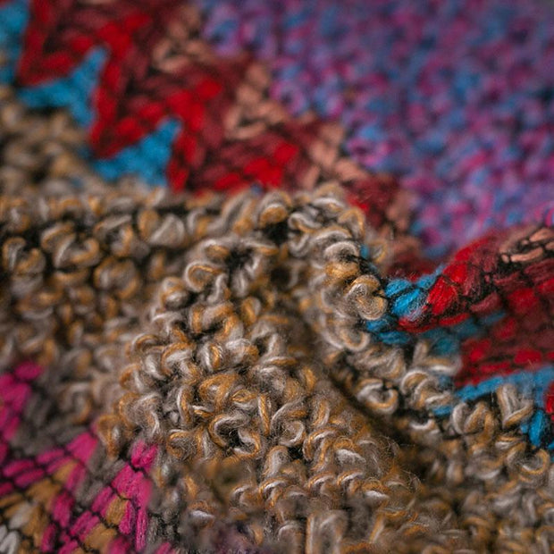 Winter Knitted Warm Tassel Scarf Shawl