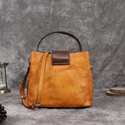 Women Retro Leather Handbag Crossbody Bag